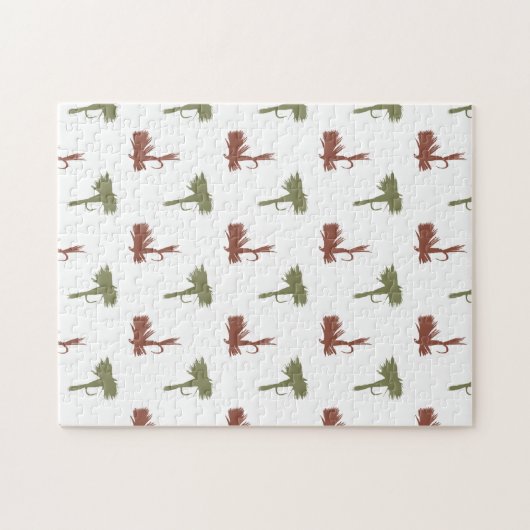 Patroon voor Vluchtaanders Legpuzzel (Horizontaal)