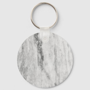 Patroon voor witte en grijze marmer sleutelhanger