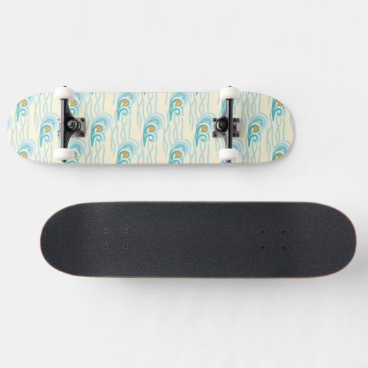 Patroon voor zachte golven skateboard (Horizontaal)