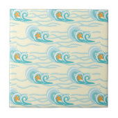 Patroon voor zachte golven tegeltje (Voorkant)