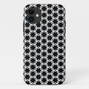 Patroon voor zwart-wit en witrooster iPhone 11 hoesje