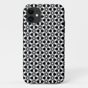 Patroon voor zwart-wit en witrooster iPhone 11 hoesje