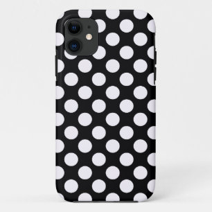 Patroon voor zwarte en witte poolvlekken iPhone 11 hoesje
