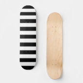 Patroon voor zwarte en witte strepen skateboard (Voorkant)