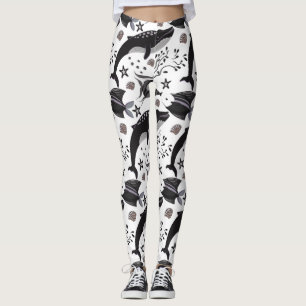 Patroon waterdieren   leven onder water 16 leggings