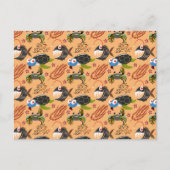 Patroon waterdieren | leven onder water in de ocea briefkaart (Voorkant)