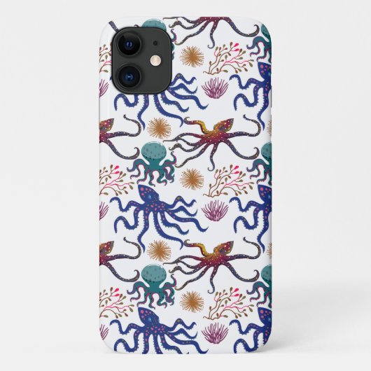 Patroon waterdieren | leven onder water in de ocea Case-Mate iPhone case (Achterkant)