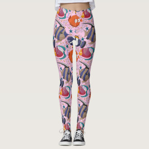 Patroon waterdieren   leven onder water in de ocea leggings