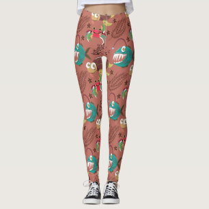 Patroon waterdieren   leven onder water in de ocea leggings