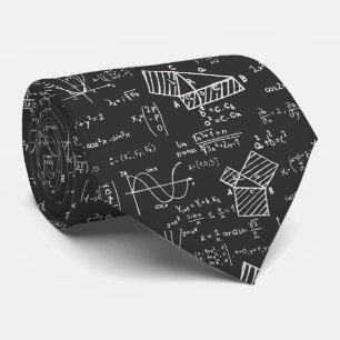 Patroon wiskundige formules stropdas