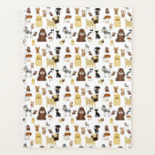 patroon witte achtergrond planner (Voorkant)