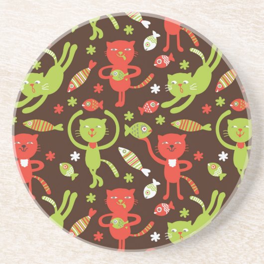 patroon zandsteen onderzetter (Voorkant)