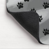 Patroon zwart-witafdrukken muismat (Hoek)