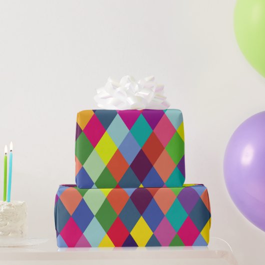 Patroonachtige Mode Kleurrijk - Moderne lenteships Cadeaupapier (Feestgeschenken)