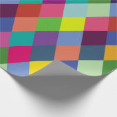 Patroonachtige Mode Kleurrijk - Moderne lenteships Cadeaupapier (Hoek)