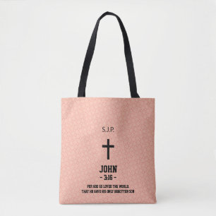 Patroonbijbelcitaat hoofdstuk en vers Christelijk Draagtas