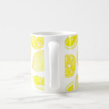 Patrooncitroenontwerp koffie-Mok