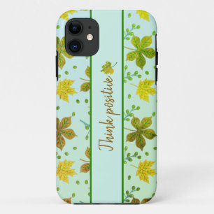 Patroonherfst verlaat iPhone Case