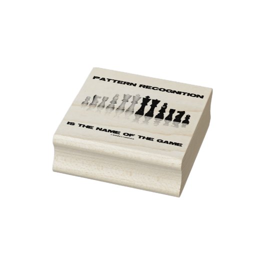 Patroonherkenning is de naam van de spelschacht rubberstempel (Stempel)