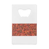 Patroonillustraties voor appels kredietkaart flessenopener (Achterkant)