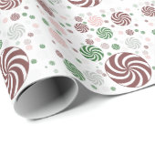 Patroonkerstpretzel Cadeaupapier (Rol Hoek)