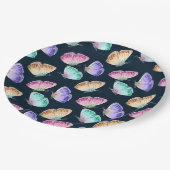  patroonkleurensysteem Waterverf vlinderpatroonpat Papieren Bordje (Gekanteld)