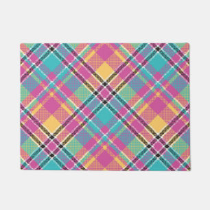 Patroonkleurige moderne geometrische Vintage Deurmat