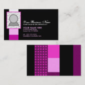 patroonkussen visitekaartje (Voorkant / Achterkant)