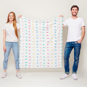 Patroonlijnen Fleece Deken