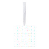 Patroonlijnen Kubus Ornament (Rechts)