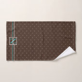 Patroonmonogram met lampglas ID594 Bad Handdoek (Handdoek)