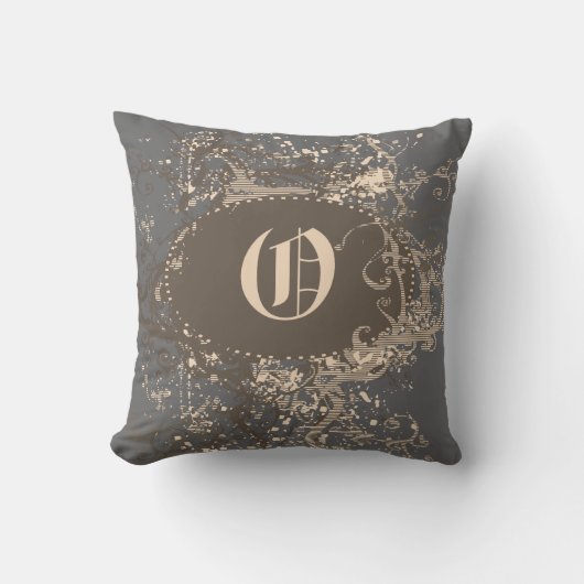 Patroonmonogram O Kussen (Voorkant)
