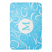 Patroonmonogram voor Abstracte scheuren Badmat (Voorkant Verticaal)