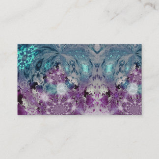 Patroonontwerp Blauwgroen afdruk Ombre Tie Dye Visitekaartje