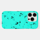 Patroonontwerp in Mint en Zwart Case-Mate iPhone Case (Achterkant (horizontaal))