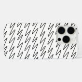 Patroonontwerp in zwart-wit Case-Mate iPhone case (Achterkant (horizontaal))