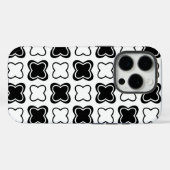 Patroonontwerp in zwart-wit Case-Mate iPhone case (Achterkant (horizontaal))