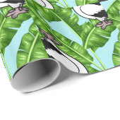 patroonpalmnotengier cadeaupapier (Rol Hoek)