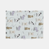 patroonpatroon fleece deken (Voorkant (Horizontaal))