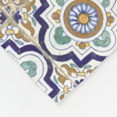 patroonpatroon voor siertegels fleece deken (Hoek)