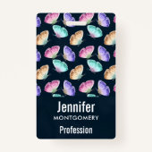  patroonpatroon Waterverf Badge (Voorkant)