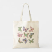 patroonpatroonpasteel tote bag (Achterkant)