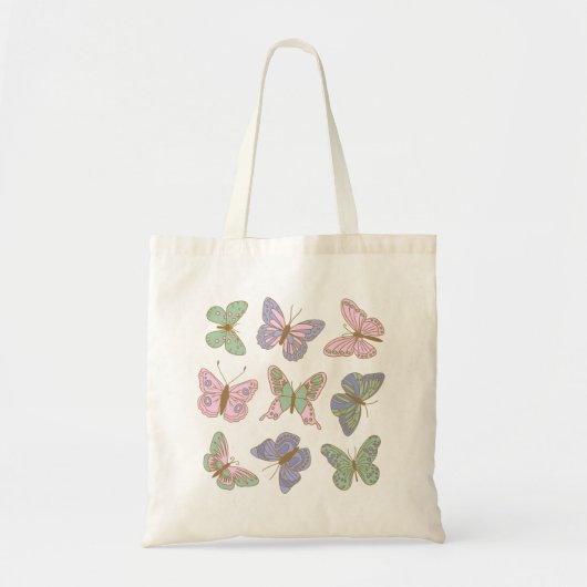 patroonpatroonpasteel tote bag (Voorkant)