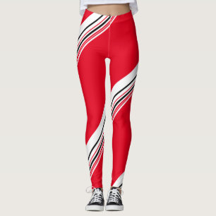 Patroonpiraterij met hot red stripe leggings