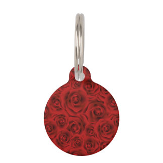Patroonrode rozen, liefdesbloemen, vriendin gif huisdierpenning