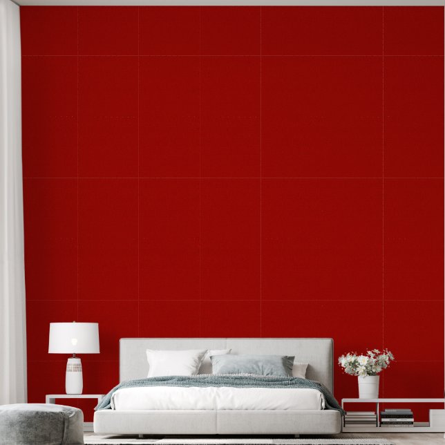 Patroonrood behang (Slaapkamer)
