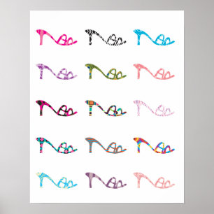 Patroonschoenen Poster