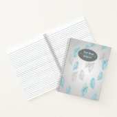 Patroonstijlbladeren Notitieboek (Binnen)