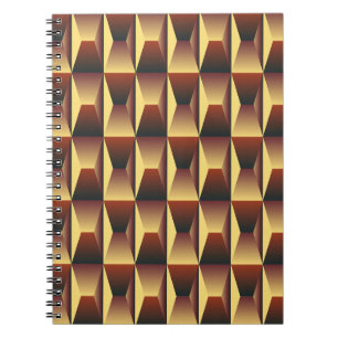 Patroonstijlvolle Mode - Geometrische moderne eleg Notitieboek