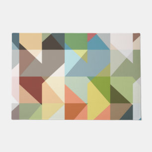 Patroonstijlvolle Mode Geometrische Vintage Deurmat